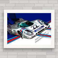 QUADRO DECORATIVO PORSCHE 917 MARTINI - comprar online