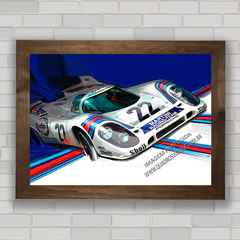 QUADRO DECORATIVO PORSCHE 917 MARTINI na internet