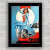 QUADRO DECORATIVO PORSCHE 917 RACING GULF