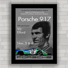 QUADRO DECORATIVO PORSCHE 917 VIC ELFORD