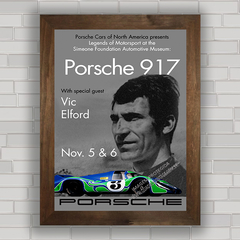 QUADRO DECORATIVO PORSCHE 917 VIC ELFORD na internet