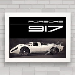 QUADRO DECORATIVO PORSCHE 917 WHITE - comprar online