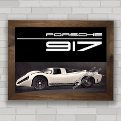 QUADRO DECORATIVO PORSCHE 917 WHITE na internet