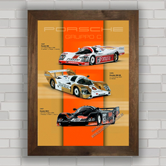 QUADRO DECORATIVO PORSCHE 956 & 962