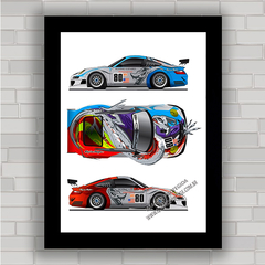 QUADRO DECORATIVO PORSCHE 997 GT3 2 - comprar online