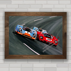 QUADRO DECORATIVO PORSCHES RACING na internet