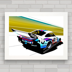 QUADRO DECORATIVO PORSCHE MARTINI RSR - comprar online