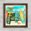 QUADRO DECORATIVO PRAIA 31 - PRANCHAS DE SURFE