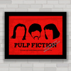 QUADRO DE CINEMA FILME PULP FICTION