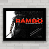 QUADRO DE CINEMA FILME RAMBO 3 - STALLONE