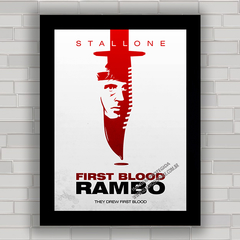 QUADRO DE CINEMA FILME RAMBO 6 - STALLONE