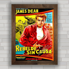 QUADRO DECORATIVO JAMES DEAN REBELDE SEM CAUSA na internet