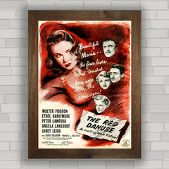 QUADRO DE CINEMA FILME ANTIGO RED DANUBE 1949 na internet