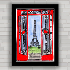 QUADRO DECORATIVO RED GATES TO PARIS - comprar online