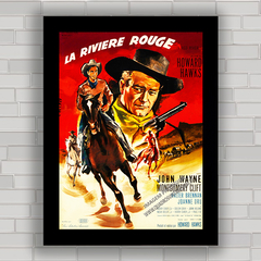 QUADRO FILME RIVIERE ROUGE 1948 - JOHN WAYNE - comprar online