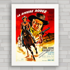 QUADRO FILME RIVIERE ROUGE 1948 - JOHN WAYNE na internet
