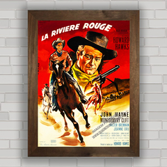 QUADRO FILME RIVIERE ROUGE 1948 - JOHN WAYNE