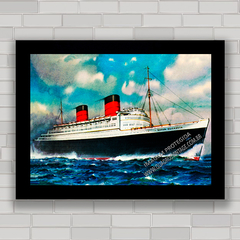 QUADRO NAVIO RMS QUEEN ELIZABETH