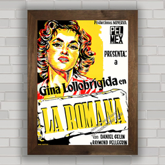 QUADRO FILME ANTIGO ROMANA 1954 - GINA LOLLOBRÍGIDA na internet