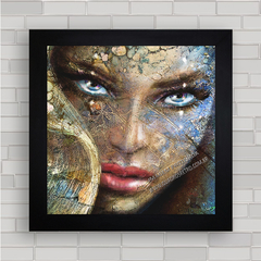 QUADRO DECORATIVO ROSTO FEMININO 37