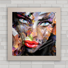 QUADRO DECORATIVO ROSTO FEMININO 4 - comprar online