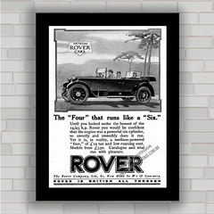 QUADRO DECORATIVO CARRO ROVER 1445 TOURER 1925