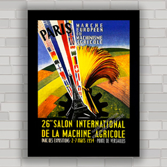 QUADRO SALON INTERNATIONAL AGRICOLE PARIS 1954