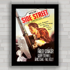 QUADRO DECORATIVO DE CINEMA FILME SIDE STREET 1950