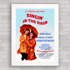 QUADRO DE CINEMA FILME SINGIN' IN THE RAIN 19 - comprar online