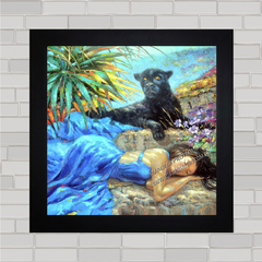 QUADRO DECORATIVO SLEEP WOMAN