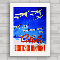 QUADRO DECORATIVO SOVIET AVIATION 1958 - comprar online