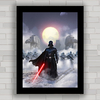 QUADRO FILME STAR WARS 123 DARTH VADER