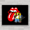 QUADRO DECORATIVO STONES SIMPSONS