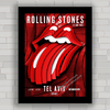 QUADRO DECORATIVO ROLLING STONES TEL AVIV