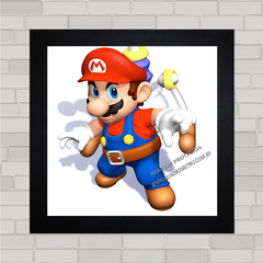 QUADRO DECORATIVO SUPER MARIO BROS 2