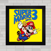 QUADRO DECORATIVO SUPER MARIO BROS 3