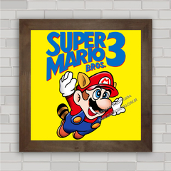 QUADRO DECORATIVO SUPER MARIO BROS 3 na internet