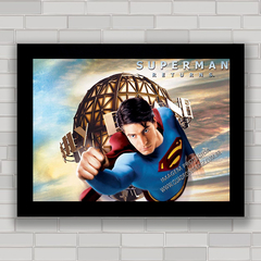QUADRO DECORATIVO SUPERMAN 10 - SUPER HOMEM - comprar online