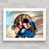 QUADRO DECORATIVO SUPERMAN 10 - SUPER HOMEM