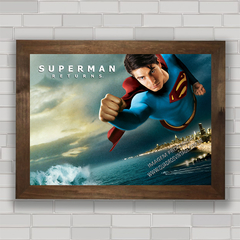 QUADRO DECORATIVO SUPERMAN 11 - SUPER HOMEM na internet
