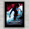 QUADRO DECORATIVO SUPERMAN 6 - SUPER HOMEM