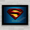 QUADRO DECORATIVO SUPERMAN 8 - SUPER HOMEM