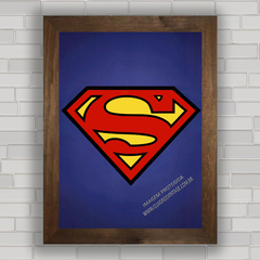 QUADRO DECORATIVO SUPERMAN 9 - SUPER HOMEM na internet