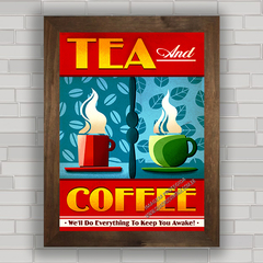 QUADRO DECORATIVO TEA AND COFFEE na internet