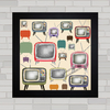 QUADRO DECORATIVO TELEVISÕES 2