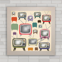 QUADRO DECORATIVO TELEVISÕES 2 - comprar online