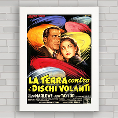 QUADRO FILME TERRA CONTRO I DISCHI VOLANTI 1956 - comprar online