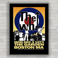 QUADRO DECORATIVO THE WHO 1973 SHOW - comprar online