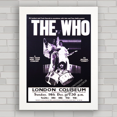 QUADRO DECORATIVO THE WHO LONDON COLISEUM - comprar online