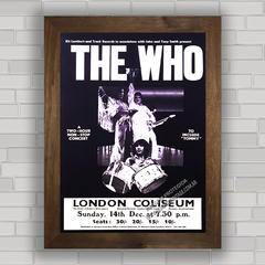 QUADRO DECORATIVO THE WHO LONDON COLISEUM na internet